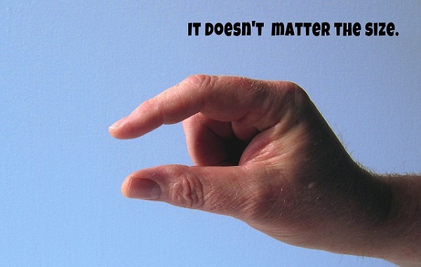 men still believe that their penis is small