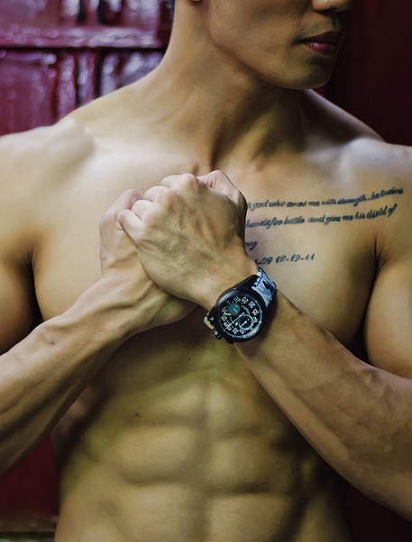 man's body
