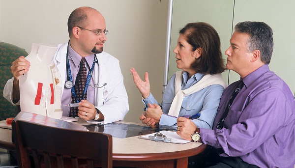 consulting a doctor