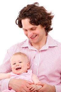 playing, and cooing with babies