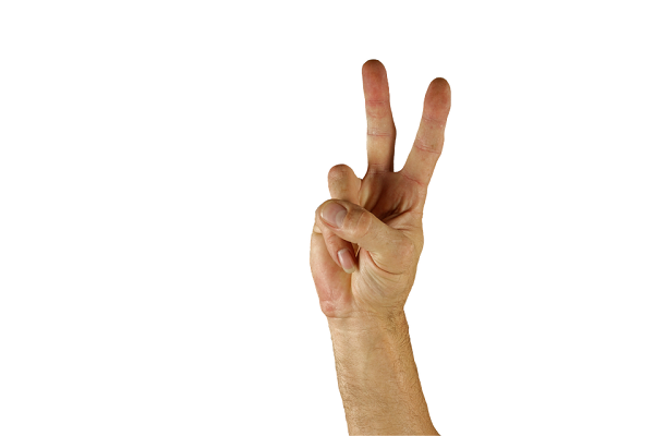two fingers